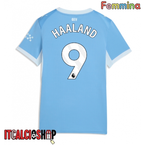 Manchester City Erling Haaland #9 Prima Maglia Femmina 2026-27 Manica Corta